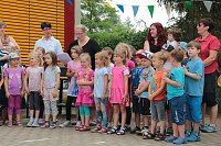 Bild: Die Kinder hatten ein kleines Programm einstudiert.