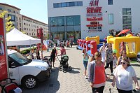 Bild: Knax-Kinderfest auf dem Parkplatz der Kreissparkasse Nordhausen