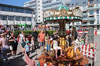 Bild: Knax-Kinderfest auf dem Parkplatz der Kreissparkasse Nordhausen