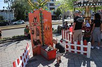 Bild: Knax-Kinderfest auf dem Parkplatz der Kreissparkasse Nordhausen