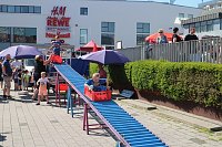 Bild: Knax-Kinderfest auf dem Parkplatz der Kreissparkasse Nordhausen