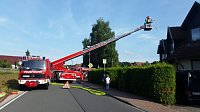 Dachgeschoss in Neustadt brannte Bild: Dachgeschoss in Neustadt brannte