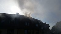 Dachgeschoss in Neustadt brannte Bild: Dachgeschoss in Neustadt brannte