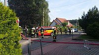 Dachgeschoss in Neustadt brannte Bild: Dachgeschoss in Neustadt brannte