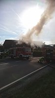 Dachgeschoss in Neustadt brannte Bild: Dachgeschoss in Neustadt brannte