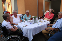 Bild: Rolandgruppe zu Besuch im Arnold-Heim