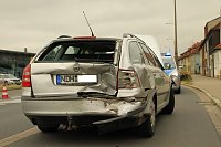 Bild: Unfall auf der Helmestra&szlig;e