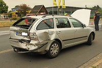 Bild: Unfall auf der Helmestra&szlig;e