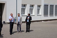 Bild: Auf die frische Fassade soll auch die Sanierung der Innenr&auml;ume des Friedrich-Schiller-Gymnasiums folgen