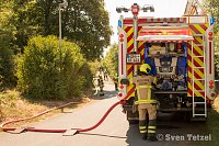 Bild: Brand am Kirchberg in Niedersachswerfen