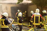 Bild: Brand am Kirchberg in Niedersachswerfen