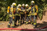 Bild: Brand am Kirchberg in Niedersachswerfen