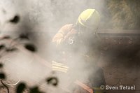 Bild: Brand am Kirchberg in Niedersachswerfen