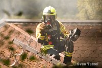 Bild: Brand am Kirchberg in Niedersachswerfen