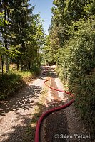 Bild: Brand am Kirchberg in Niedersachswerfen