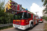 Bild: Brand am Kirchberg in Niedersachswerfen