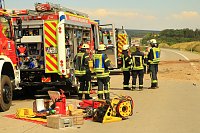 Ein Toter bei Unfall auf der A 38 Bild: Ein Toter bei Unfall auf der A 38