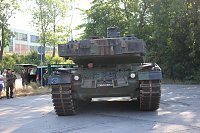 Panzer in Richtung Litauen verladen Bild: Panzer in Richtung Litauen verladen
