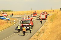 Flächenbrand bei Großwechsungen Bild: Flächenbrand bei Großwechsungen