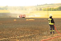 Flächenbrand bei Großwechsungen Bild: Flächenbrand bei Großwechsungen