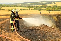 Flächenbrand bei Großwechsungen Bild: Flächenbrand bei Großwechsungen