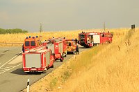 Flächenbrand bei Großwechsungen Bild: Flächenbrand bei Großwechsungen