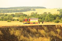 Flächenbrand bei Großwechsungen Bild: Flächenbrand bei Großwechsungen