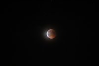 Blutmond über dem Südharz Bild: Blutmond über dem Südharz