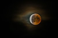 Blutmond über Bielen Bild: Blutmond über Bielen