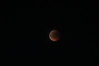 Blutmond über dem Südharz Bild: Blutmond über dem Südharz