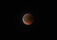 Blutmond über dem Südharz Bild: Blutmond über dem Südharz