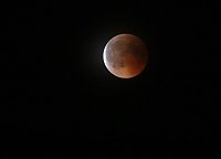 Blutmond über dem Südharz Bild: Blutmond über dem Südharz