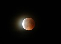 Blutmond über dem Südharz Bild: Blutmond über dem Südharz