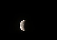 Blutmond über dem Südharz Bild: Blutmond über dem Südharz