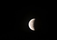 Blutmond über dem Südharz Bild: Blutmond über dem Südharz