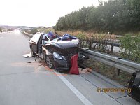 Bild: T&ouml;dlicher Unfall auf der A38