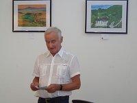 Bild: Helga Richters Impressionen in der KSK-Galerie