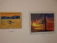 Bild: Helga Richters Impressionen in der KSK-Galerie