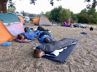 Bild: Abenteuer f&uuml;r die "Neuen" der Lessing-Schule - Eine Nacht unter freiem Himmel