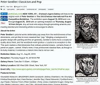 Peter Genßlers Kunst wurde jetzt auch in New York City ausgestellt Bild: Peter Genßlers Kunst wurde jetzt auch in New York City ausgestellt
