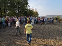Bild: Proteste auf dem Kuhberg