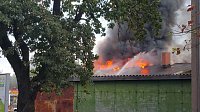 Bild: Gro&szlig;brand auf Bahnhofsgel&auml;nde