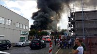 Bild: Gro&szlig;brand auf Bahnhofsgel&auml;nde