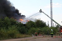 Bild: Gro&szlig;brand auf Bahnhofsgel&auml;nde