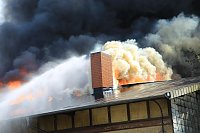 Bild: Gro&szlig;brand auf Bahnhofsgel&auml;nde