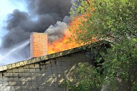 Bild: Gro&szlig;brand auf Bahnhofsgel&auml;nde