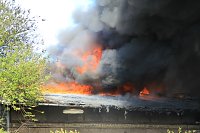 Bild: Gro&szlig;brand auf Bahnhofsgel&auml;nde