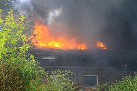 Bild: Gro&szlig;brand auf Bahnhofsgel&auml;nde
