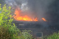 Bild: Gro&szlig;brand auf Bahnhofsgel&auml;nde