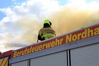 Bild: Gro&szlig;brand auf Bahnhofsgel&auml;nde